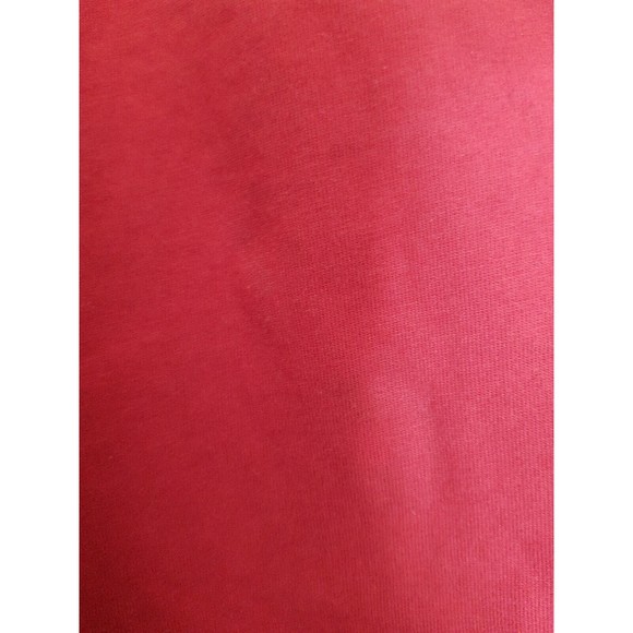 Liz Claiborne Woman Size 2X Red Blouse Keyhole Neck Pleated Long Sleeve Cotton - Picture 5 of 11